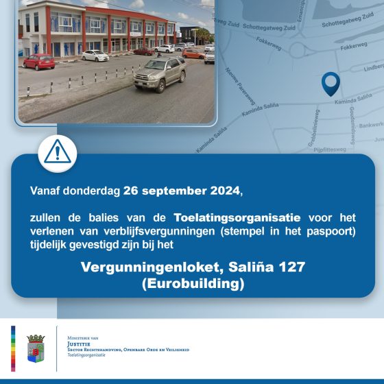 De Toelatingsorganisatie met tijdelijke locatie