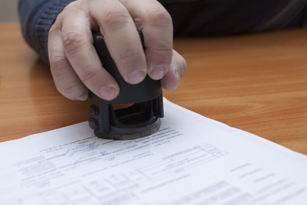 Status stempel